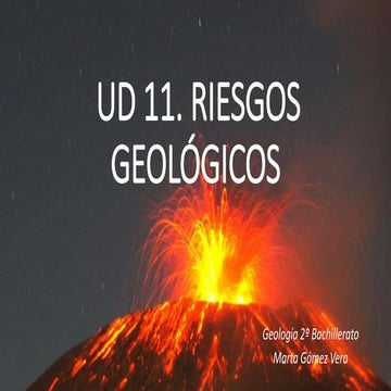 UD 11. Riesgos Geológicos.