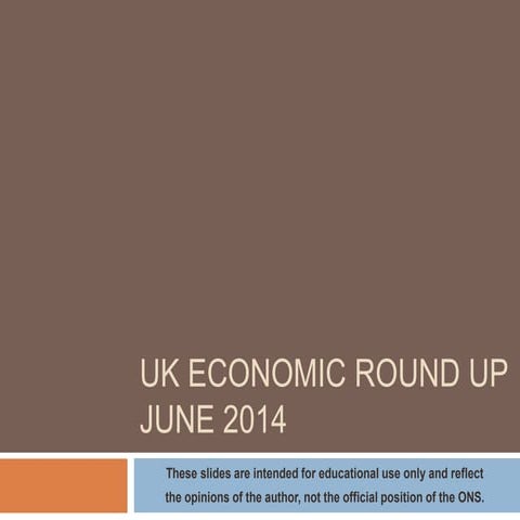 UK Economic Round Up: June 2014