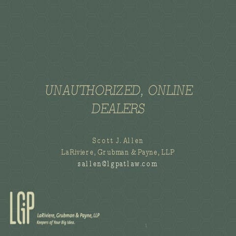 Unauthorized Online Dealers