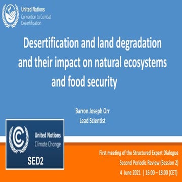 UNCCD_Orr_PPT.pdf_Land Degradation impacts on ecosystem