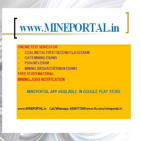 Underground mining method