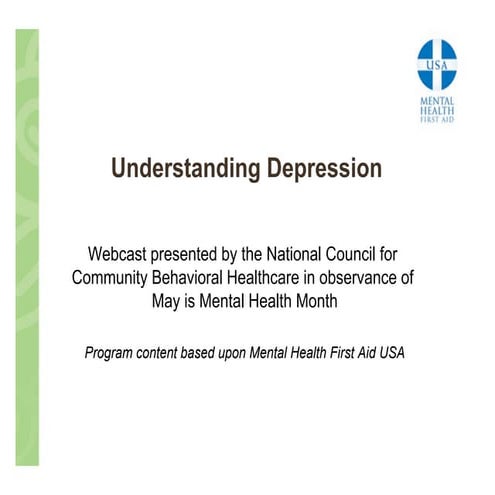 Understanding depression 5 3 10