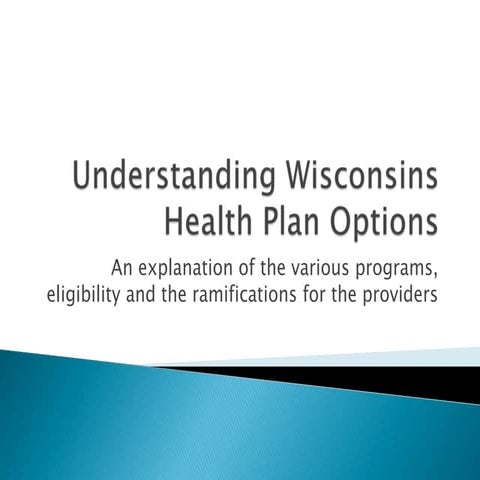 Understanding Wisconsins Health Plan Options