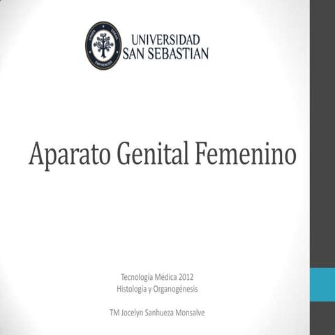 Unidad 13, Aparato genital femenino FULL