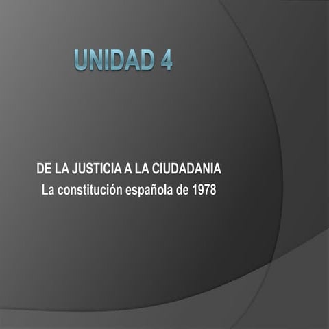 TRANSITOLOGIA POLITICA ESPAÑOLA: LA CONSTITUCION DE 1978