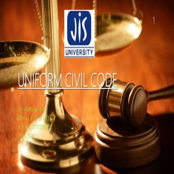 Uniform civil code