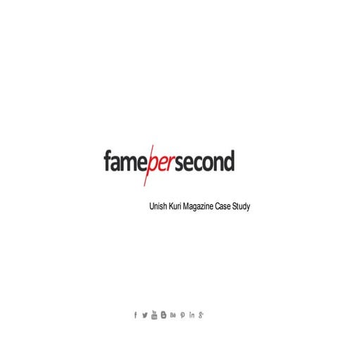 Unish Kuri: Looking Beyond - A study by FPS