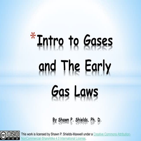 Chem II - Early Gas Laws (Liquids and Solids)