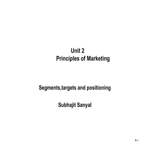 Unit2 market segmentation