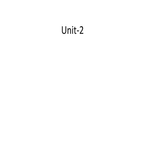 Unit 2 part ii