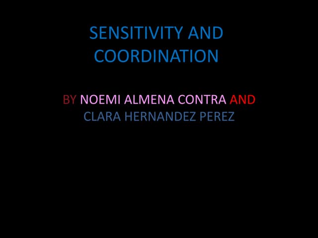 Unit2 sensitivity and coordination noemi and clara s