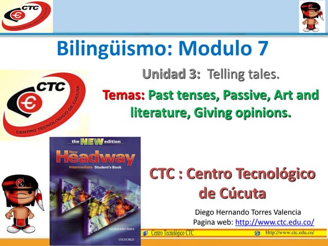 New Headway Intermediate - Unit 3 telling tales 