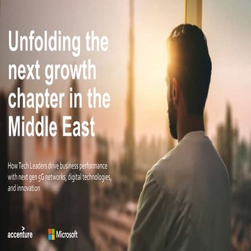 Unfolding the next growth chapter in the Middle East 