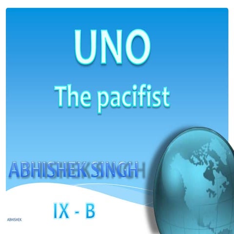 UNO the peacekeeper