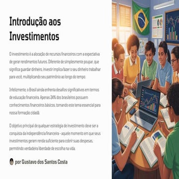Apresentação- Introdução aos investimentos
