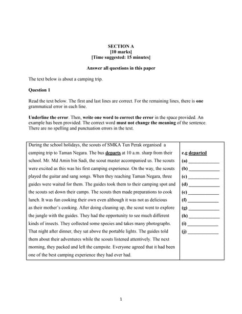 Pentaksiran Bahasa Inggeris Tingkatan 2