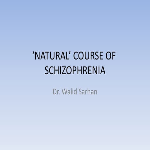 Update on schizophrenia