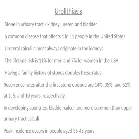 urolithiasis (2).pptx urolithiasis  urolithiasis