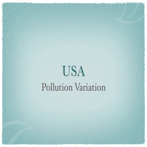 USA Pollution