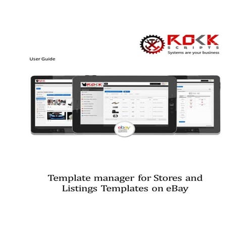 Users guide and features | Template manager | template generator for eBay tem...