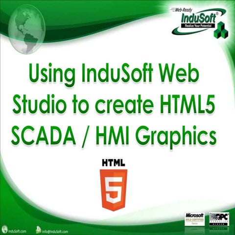 Using InduSoft Web Studio to Create HTML5 SCADA/HMI Graphics