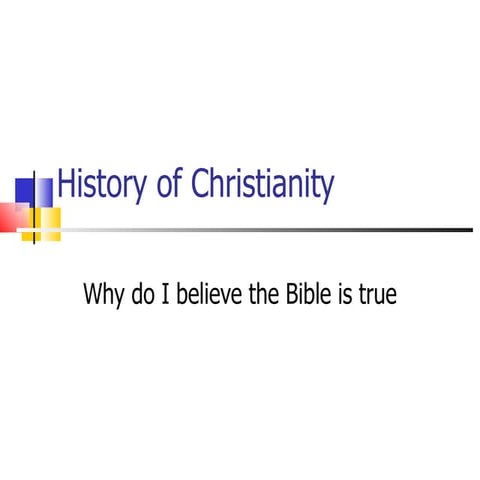 Utpl History Of Christianity