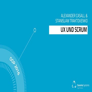 UX und Scrum