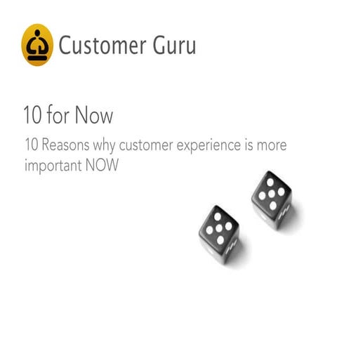 Customer Guru - 10 for NOW