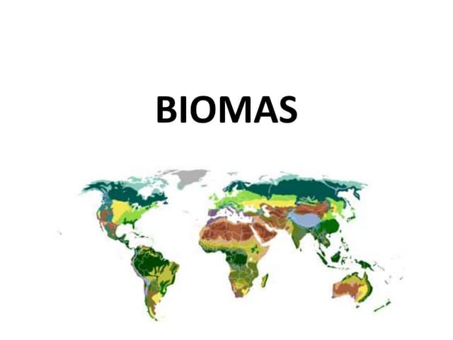 Biomas.