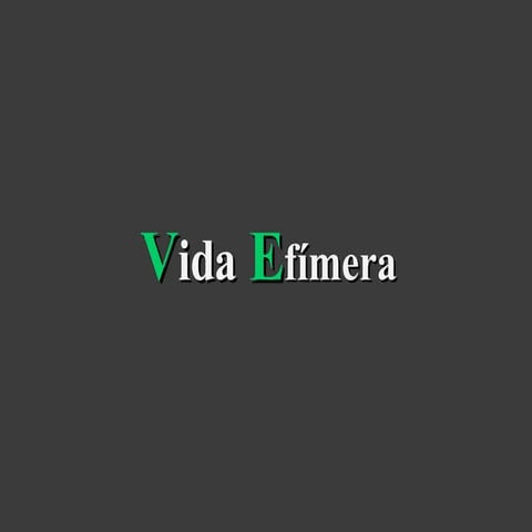 VIDA EFIMERA