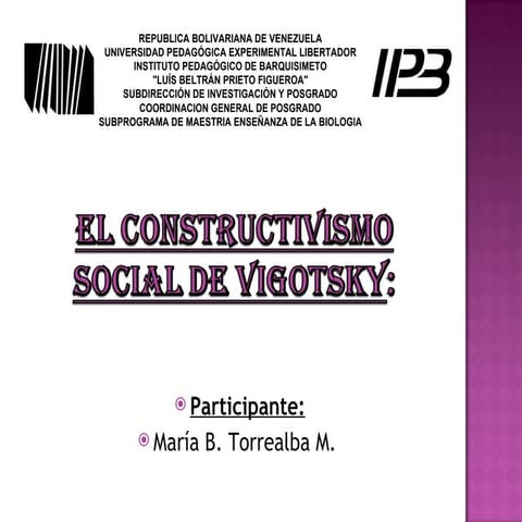 Constructivismo según Vigotsky