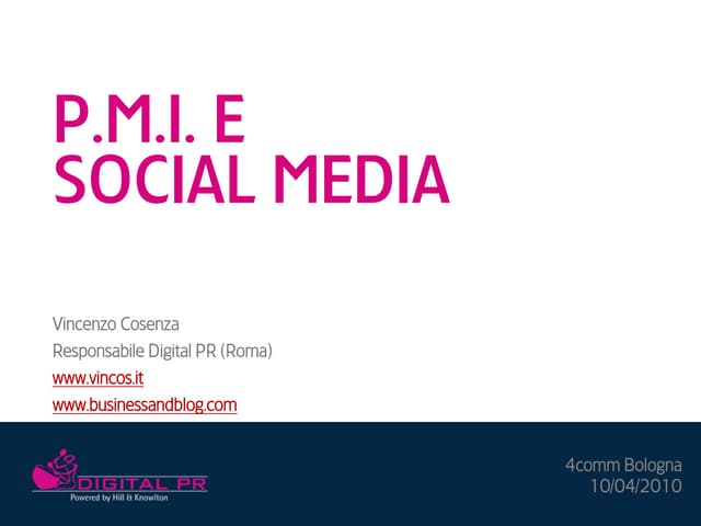 PMI e Social Media