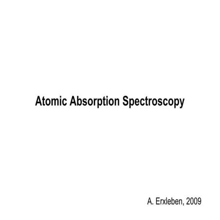 Vip atomic absorption spectroscopy