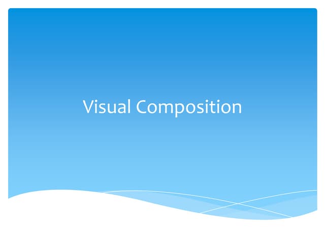 Visual composition slideshow - John Wurtz