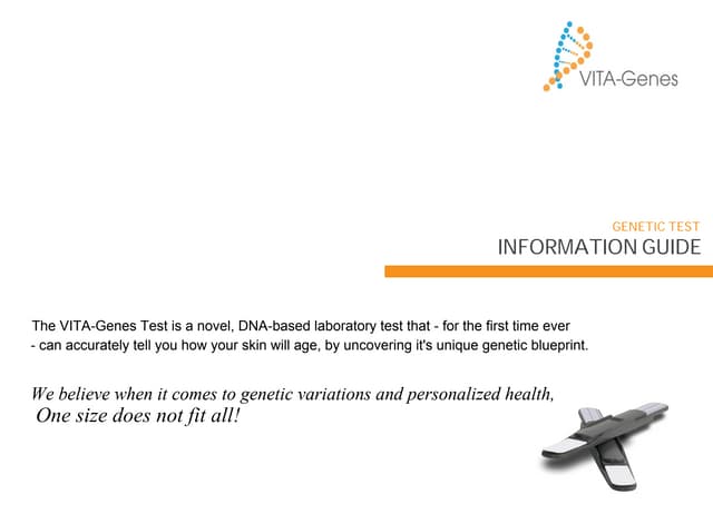 Vita genes test brochure