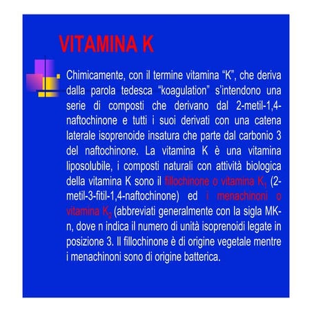 Vitamina k