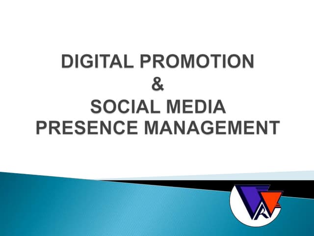 Vrv Digital promotion Services Offered 