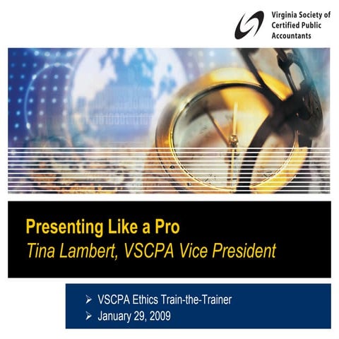 VSCPA Presentation Skills Training