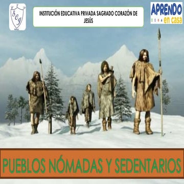 Pueblos nómadas y_sedentarios para niños