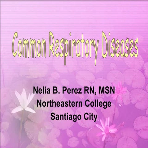 Common Respiratory Diseases