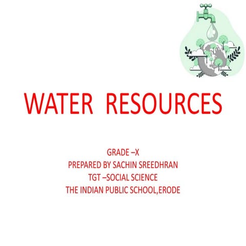 WATER RESOURCES -CLASS X.pptx