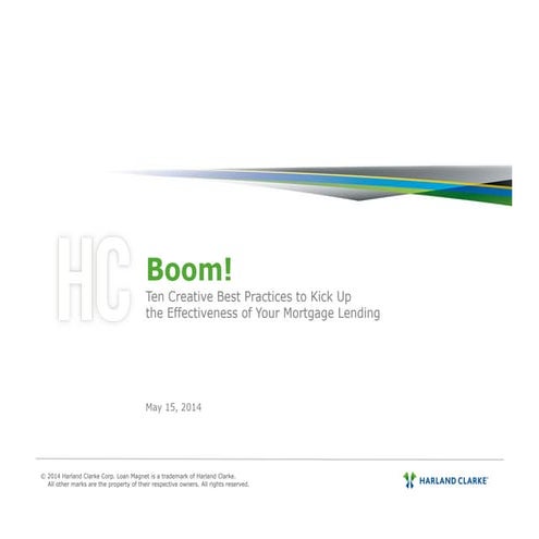 Webcast - Creative Best Practices for Mortgage Marketing