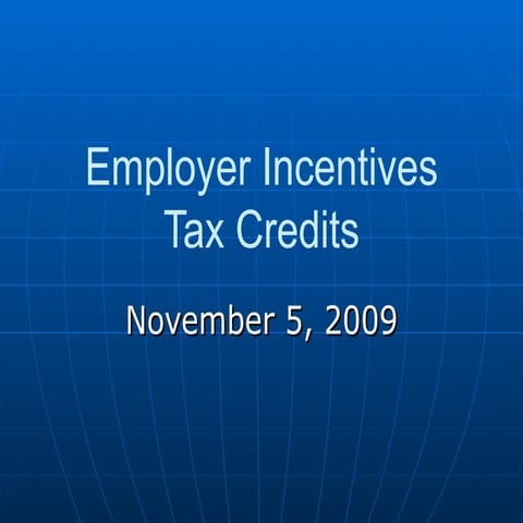 Hiring Tax Credits