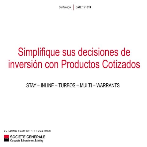 Webinar, simplifique su decision de inversion. Société Generale en Rankia