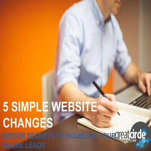 5 Simple Website Changes: Insider Secrets To Doubling Your Online leads