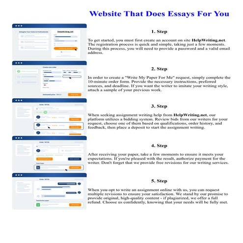 Website That Does Essays For You