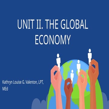 The Global Economy - The Contemporary World