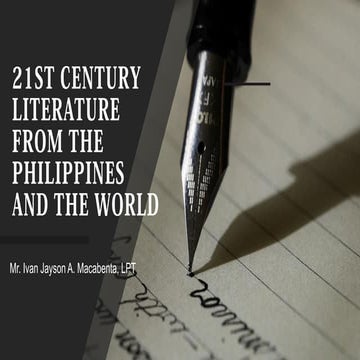 Philippine Literature during the Spanish Colonial Period