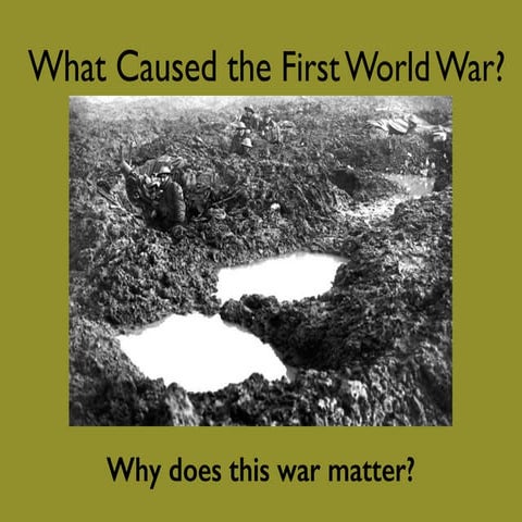 Causes of World War I--annotated version