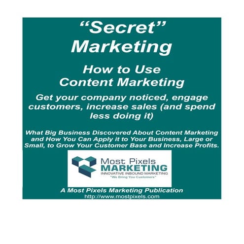Content Marketing - What Big Business Discovered and How to Use It